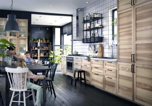 Открытые шкафчики для кухни. Обзор кухонных шкафов: 100 фото примеров