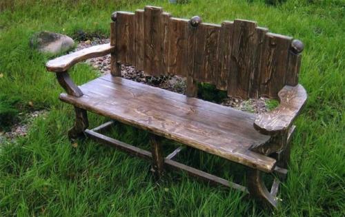 Садовые скамейки из металла и дерева. Как сделать садовую скамью своими руками