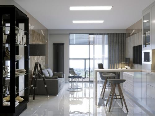 Стильный дизайн квартиры 03