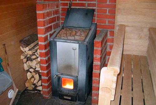 Металлическая печь для бани с закрытой каменкой своими руками. Выбор конструкции банной печи