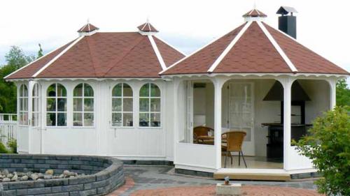 Проекты дачных беседок с мангалом из дерева своими руками. Ваша беседка с мангалом: важные детали