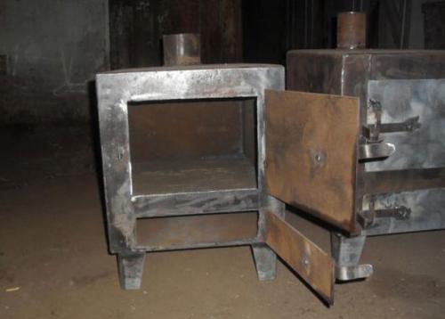 Банные металлические печи. Чертежи банной печи из металла – строим печь своими руками