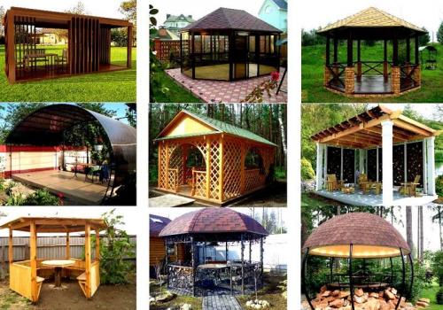 Проекты дачных беседок с мангалом. Какие бывают беседки 02 Проекты дачных беседок с мангалом. Какие бывают беседки 02