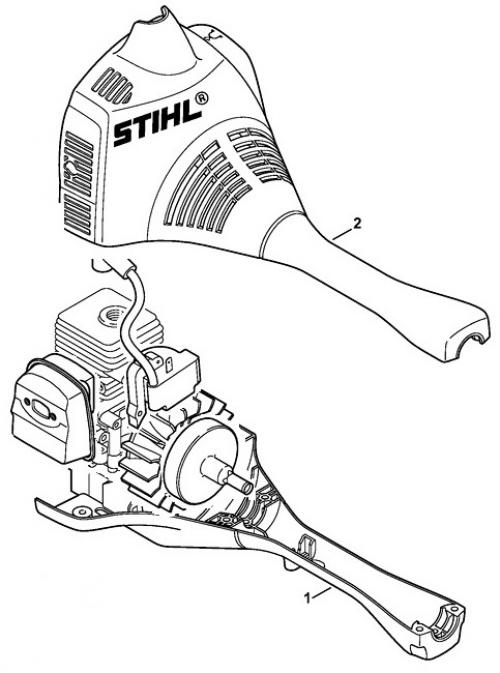 Разборка бензокосы Штиль. Разборка Штил. 
