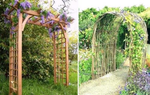 Арка для вьющихся растений своими руками. Тип материала для садовой арки 12