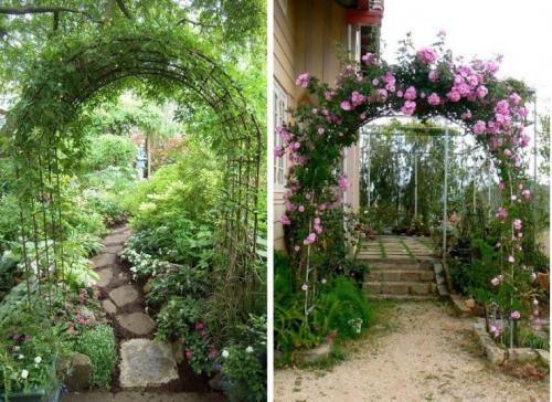 Арка для вьющихся растений своими руками. Тип материала для садовой арки 08