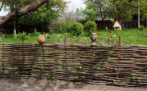 Как отделить сад от огорода. Как спрятать огород на участке?