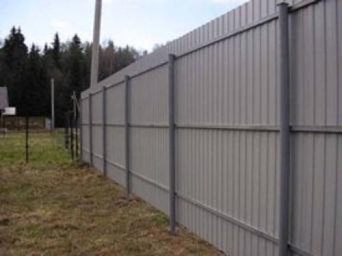 Установка железного забора. Металлический забор своими руками: пошагово делаем забор из профлиста и штакетника 16