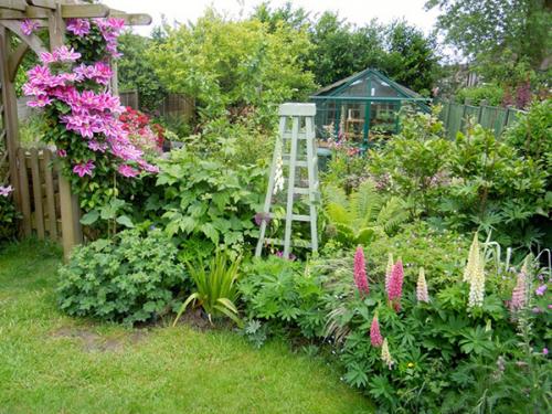 Как отделить сад от огорода. Как спрятать огород на участке?