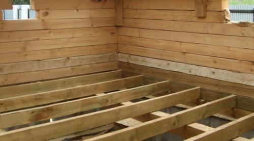 Усиление лаги пола. Почему скрипят полы 03 Усиление лаги пола. Почему скрипят полы 03