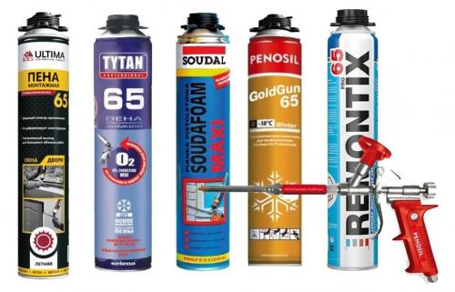 Сравнение пены. Что такое однокомпонентная монтажная пена?