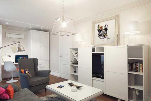 Дизайн — проект трёхкомнатной квартиры. Оцените проект 04