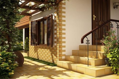 Крыльцо частного дома из металла. Материалы