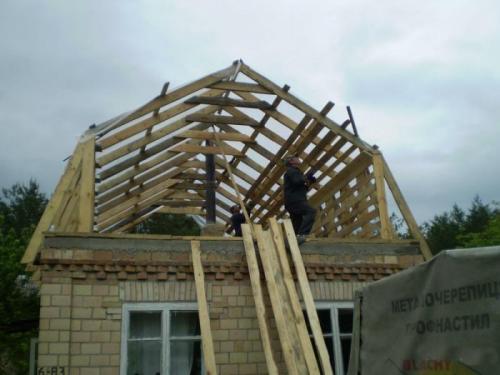 Каркасный второй этаж на старом доме. Второй этаж: этапы работ
