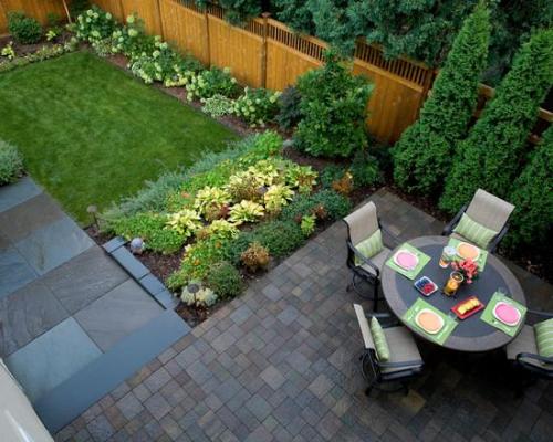 Готовые проекты ландшафтного дизайна маленького участка. №1. Функциональное зонирование