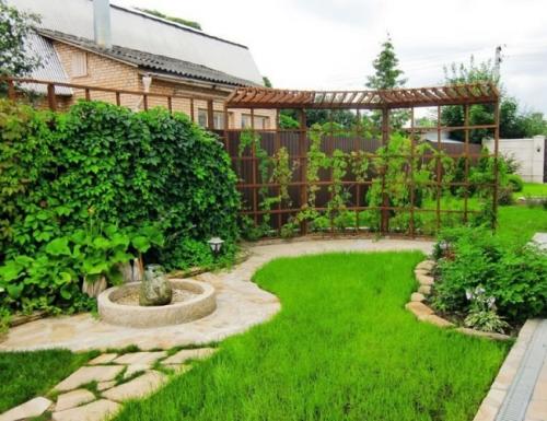 Дизайн малого садового участка. Идеи и варианты ландшафтного дизайна на маленьком участке перед домом 13 Дизайн малого садового участка. Идеи и варианты ландшафтного дизайна на маленьком участке перед домом 13