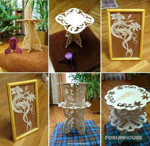 Инструмент для выпиливания из фанеры. Инструменты, шаблоны, сборка