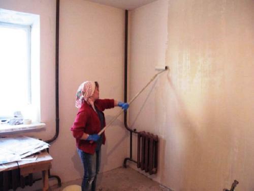 Как ровно покрасить стеклообои. Покраска и поклейка стеклообоев