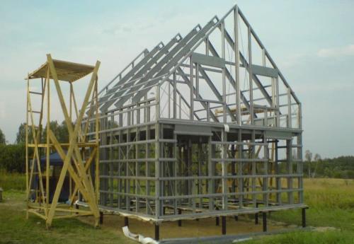 Металлокаркасный дом. Металлокаркас для дома (ЛСТК) своими руками