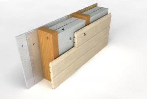 Каркасный дом из пенопласта. Утепление стен