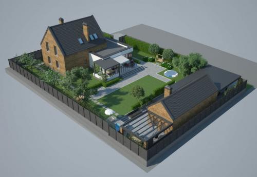 Дизайн 8 соток с домом. Выбор места под дом, баню, гараж