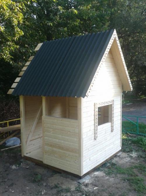 Детский домик из вагонки своими руками. Мастер-класс по созданию детского домика для дачи своими руками