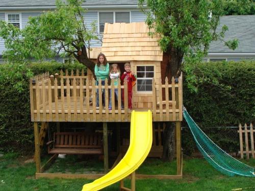 Дизайн детских домиков на даче. Домик для детей: как сделать своими руками красивый и стильный домик. 70 фото и проектов