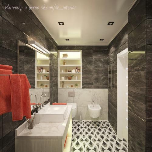 Оцените идею дизайна ванной комнаты 01