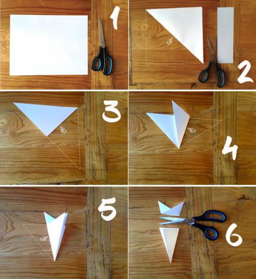 Как научиться вырезать снежинки. Как вырезать снежинки из бумаги: более 120 пошаговых схем и шаблонов для вырезания