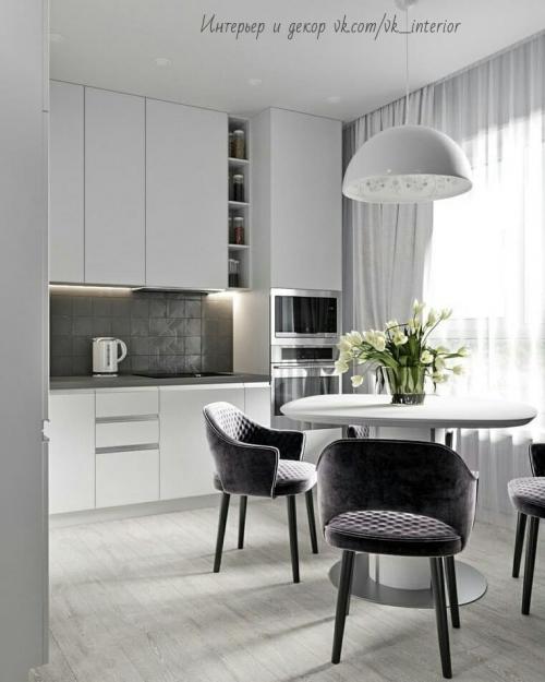 Дизайн — проект квартиры в сером цвете 04