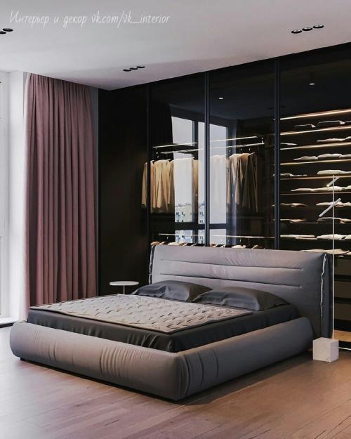 Восхитительный дизайн квартиры в сером и розовом цвете 05