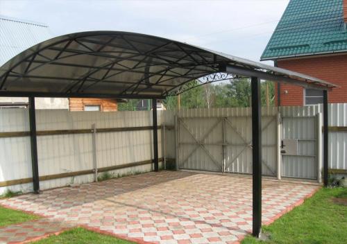 Навесы для частного дома из поликарбоната своими руками. Навесы из поликарбоната — самостоятельное изготовление и особенности проектирования (100 фото)