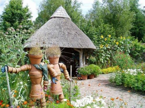 Картинка огородное чучело для детей. Секрет эффективного пугала