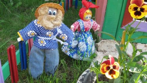 Картинка огородное чучело для детей. Секрет эффективного пугала