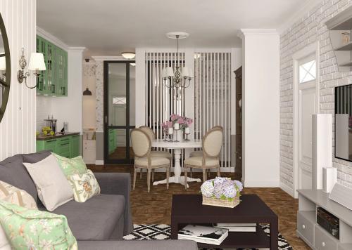 Интересный дизайн небольшой квартиры 04