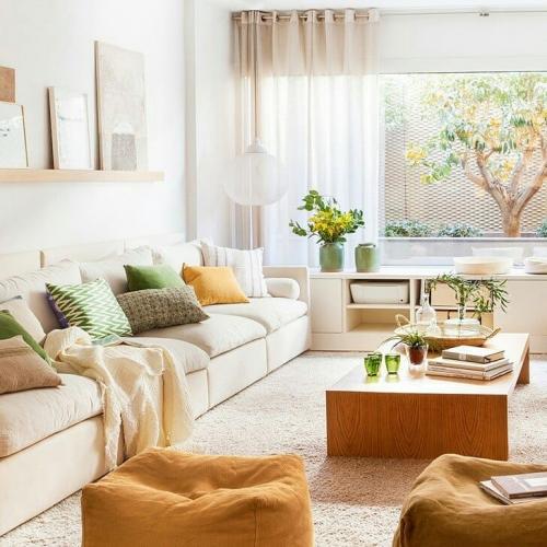 Светлая квартира с патио. Барселона. 01