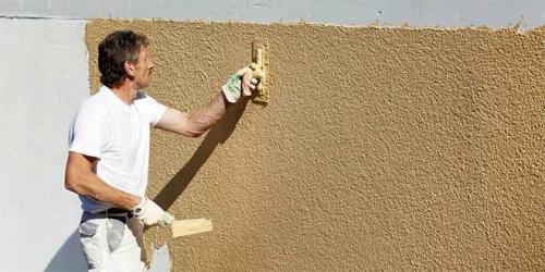 Внешняя отделка дома штукатуркой. Виды декоративных штукатурок