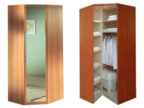 Угловой шкаф-купе в маленькую спальню. Какие существуют маленькие угловые шкафы, советы по выбору