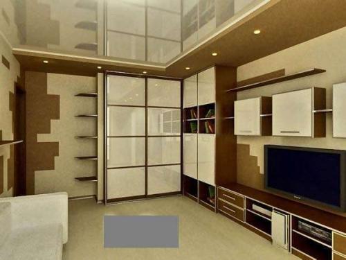 Угловые стенки в маленькую гостиную. Виды угловых стенок