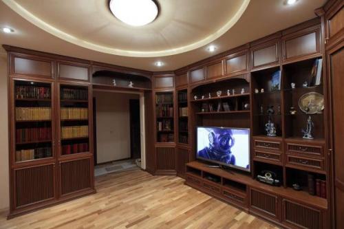 Угловые стенки в маленькую гостиную. Виды угловых стенок