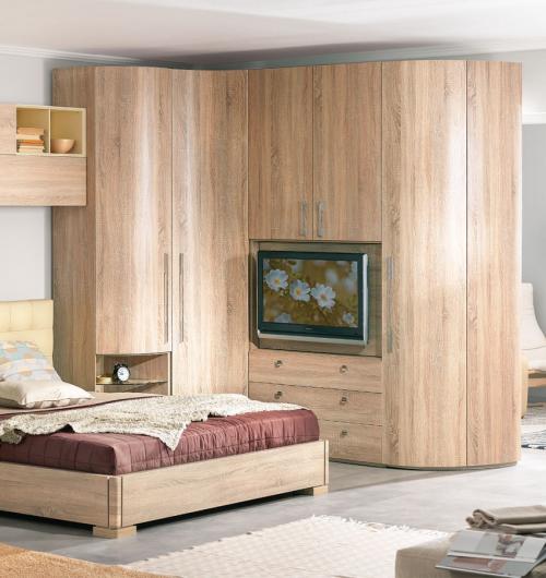 Угловая спальня. Угловые спальни — современный дизайн интерьера и оптимальная планировка (95 фото)