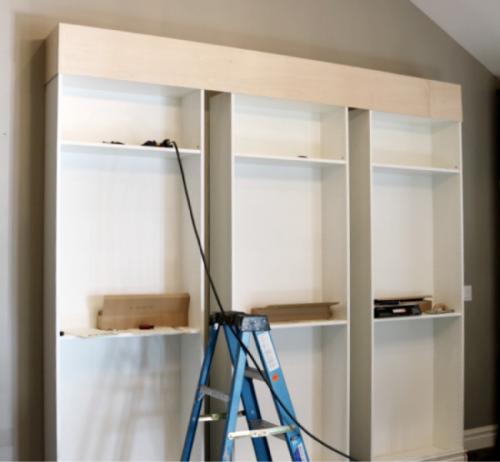 Переделка стеллажа ИКЕА. Переделали дешевую мебель ИКЕА и получили дорогой интерьер. Как?