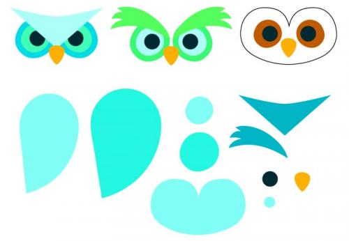 Как сделать сову из шишек. Поделка из фетра