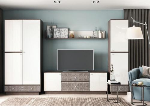 Шкафы в зал для одежды. Гостиная со шкафом — идеальное сочетания современной мебели в интерьере гостиной