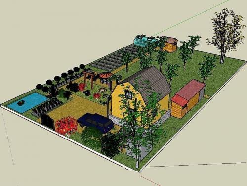 Примеры ландшафтного дизайна на 15 сотках. Что следует учитывать при планировании работ