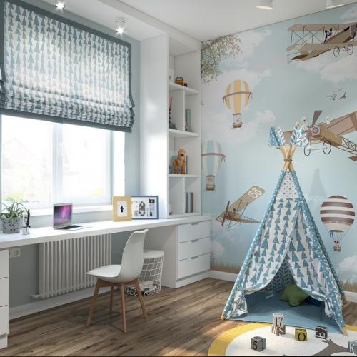 Декор детской комнаты для мальчиков. Концепция дизайна детской комнаты для мальчика