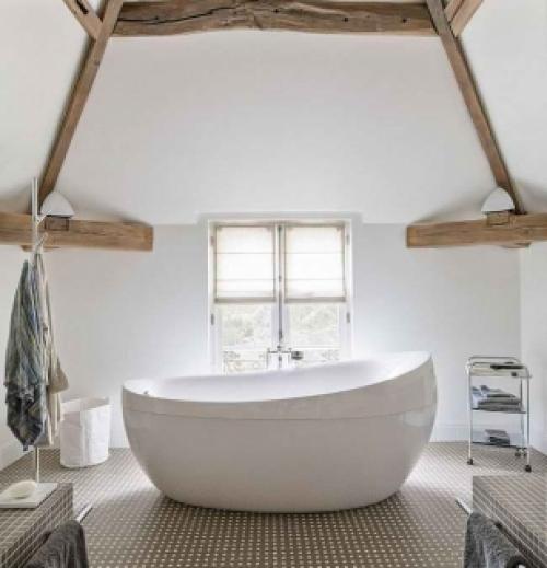 Бюджетный ремонт ванной своими руками. Дизайн ванной комнаты дешево и красиво своими руками 15