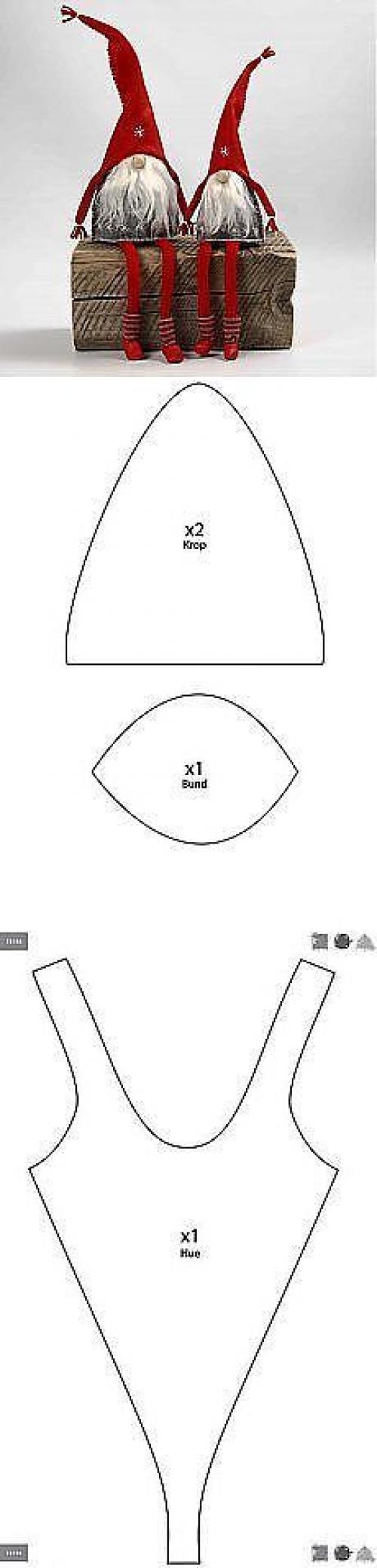 Шьем елочные игрушки из ткани своими руками. Новогодние мягкие игрушки своими руками выкройки