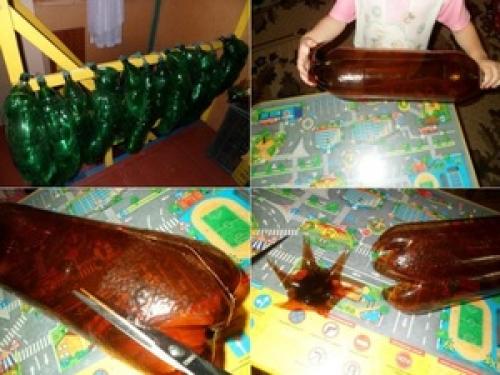 3 сова из бутыли 5 л. Подготовка инструментов и материалов 18