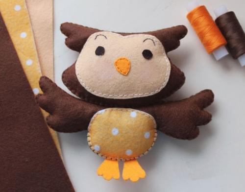 Сова своими руками. Игрушка сова своими руками: лучшие идеи, выкройки, мастер-классы пошива поделки из фетра, ткани